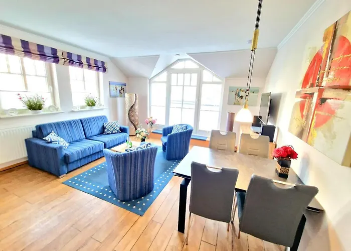 Duenenpark Binz - Komfortplus Ferienwohnung Mit 1 Schlafzimmer Und Balkon Im Dachgeschoss 210